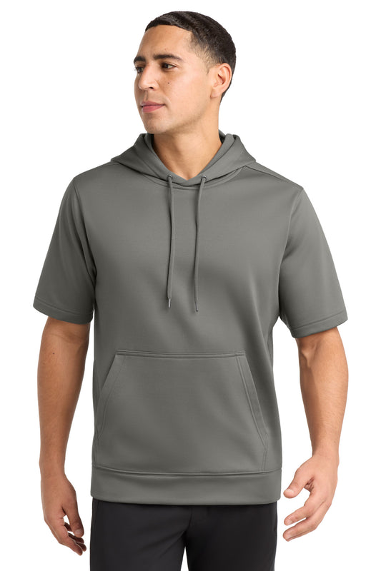 Sport-Tek ® Sport-Wick ® Fleece Short Sleeve Hooded Pullover