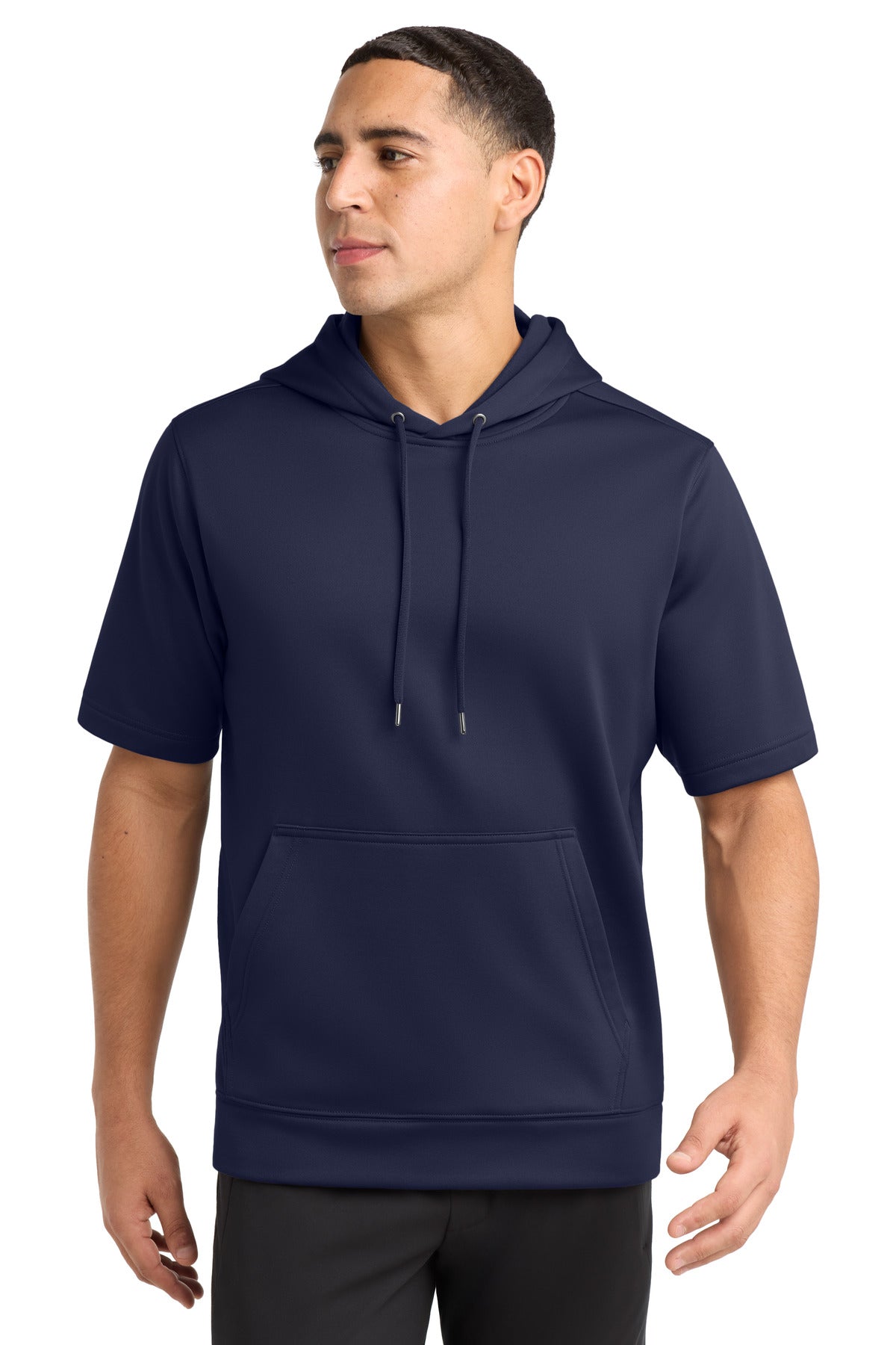 Sport-Tek ® Sport-Wick ® Fleece Short Sleeve Hooded Pullover