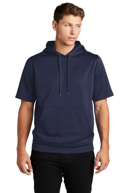 Sport-Tek ? Sport-Wick ? Fleece Short Sleeve Hooded Pul