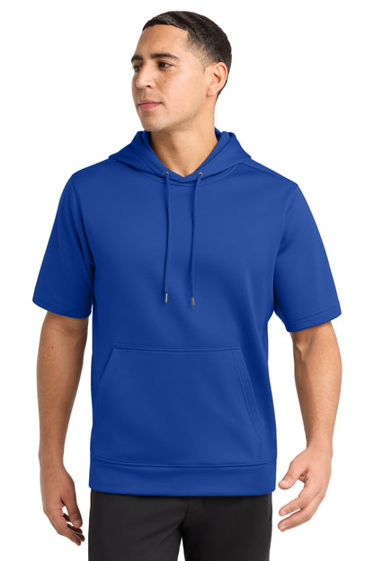 Sport-Tek ® Sport-Wick ® Fleece Short Sleeve Hooded Pullover