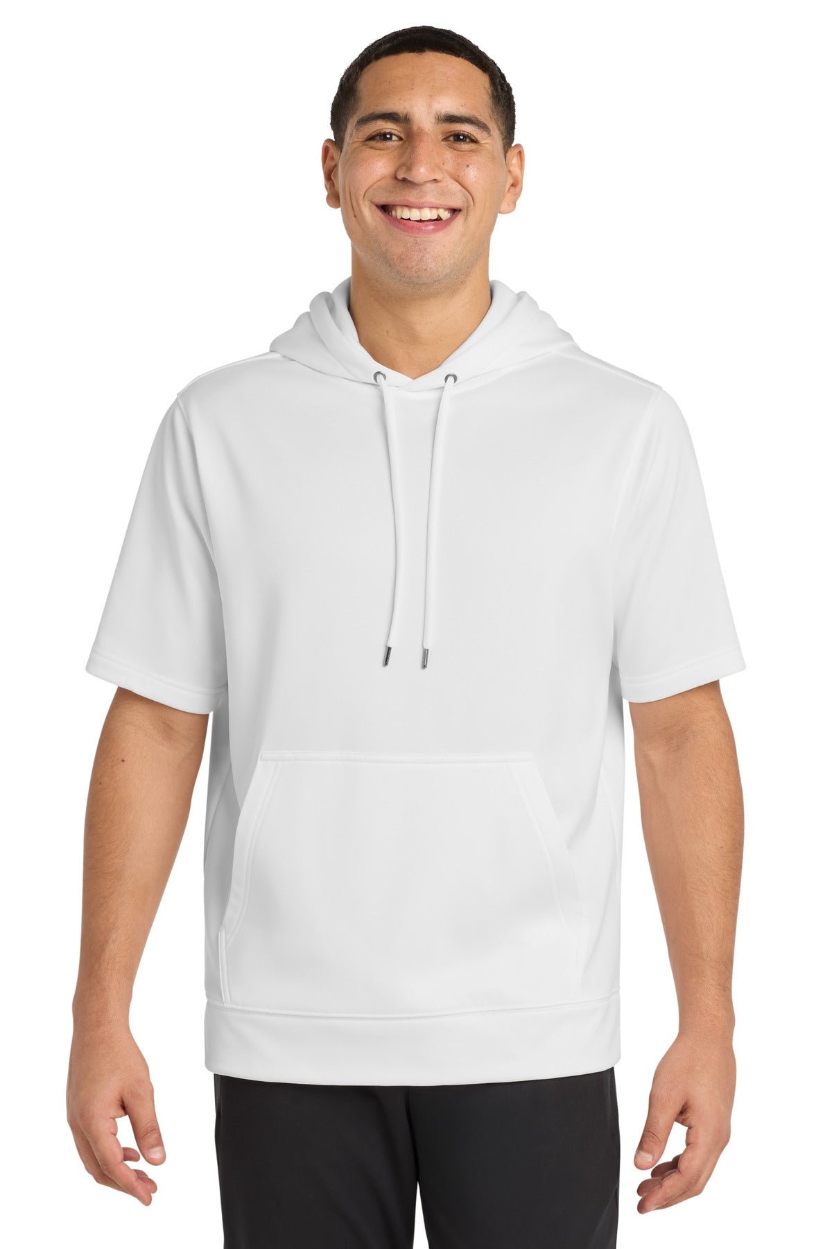 Sport-Tek ® Sport-Wick ® Fleece Short Sleeve Hooded Pullover