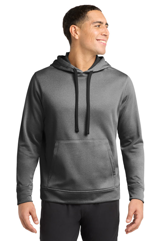 Sport-Tek ® PosiCharge ® Sport-Wick ® Heather Fleece Hooded Pullover