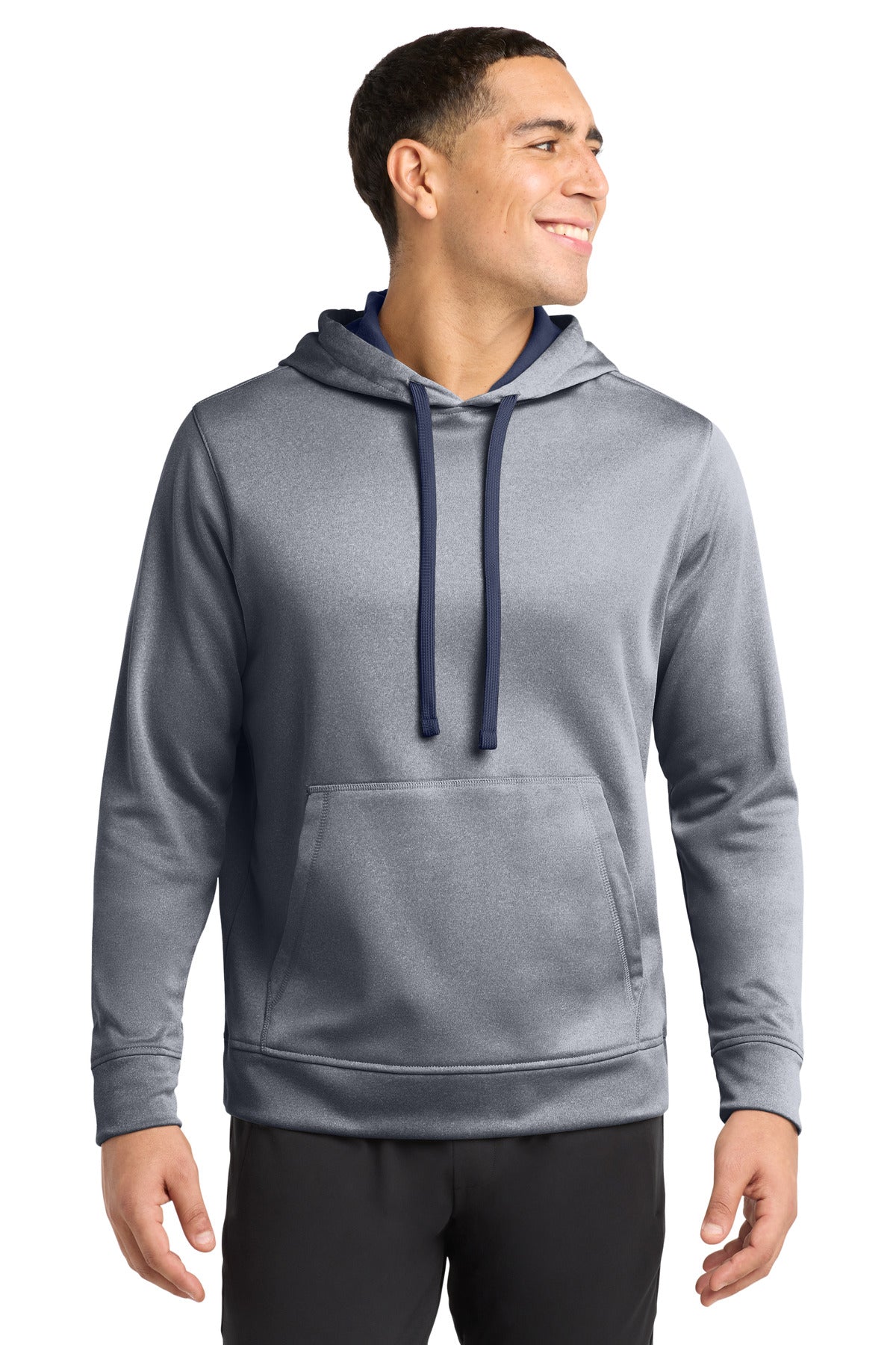 Sport-Tek ® PosiCharge ® Sport-Wick ® Heather Fleece Hooded Pullover