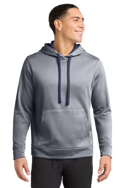 Sport-Tek ® PosiCharge ® Sport-Wick ® Heather Fleece Hooded Pullover