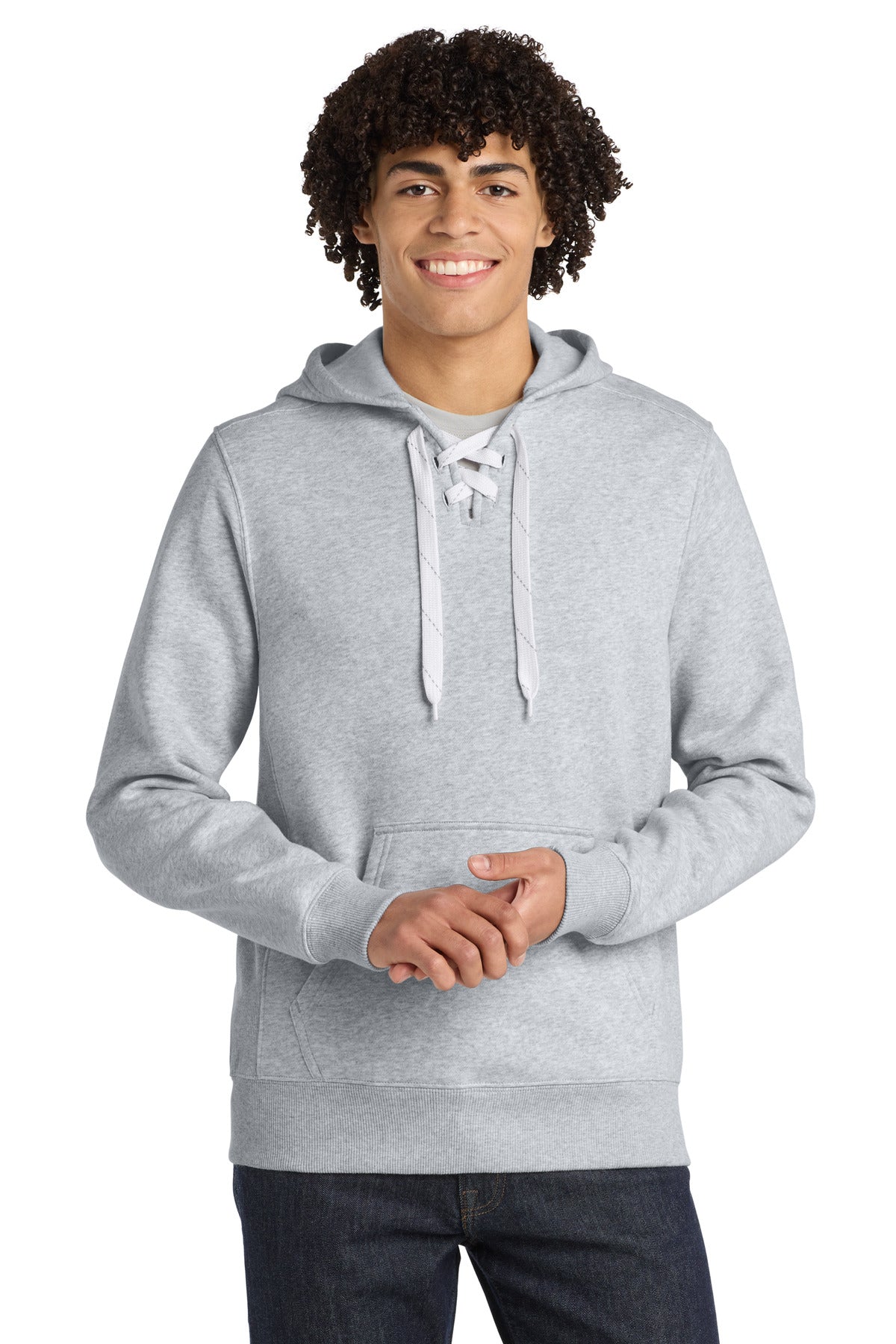 Sport-Tek® Lace Up Pullover Hooded Sweatshirt