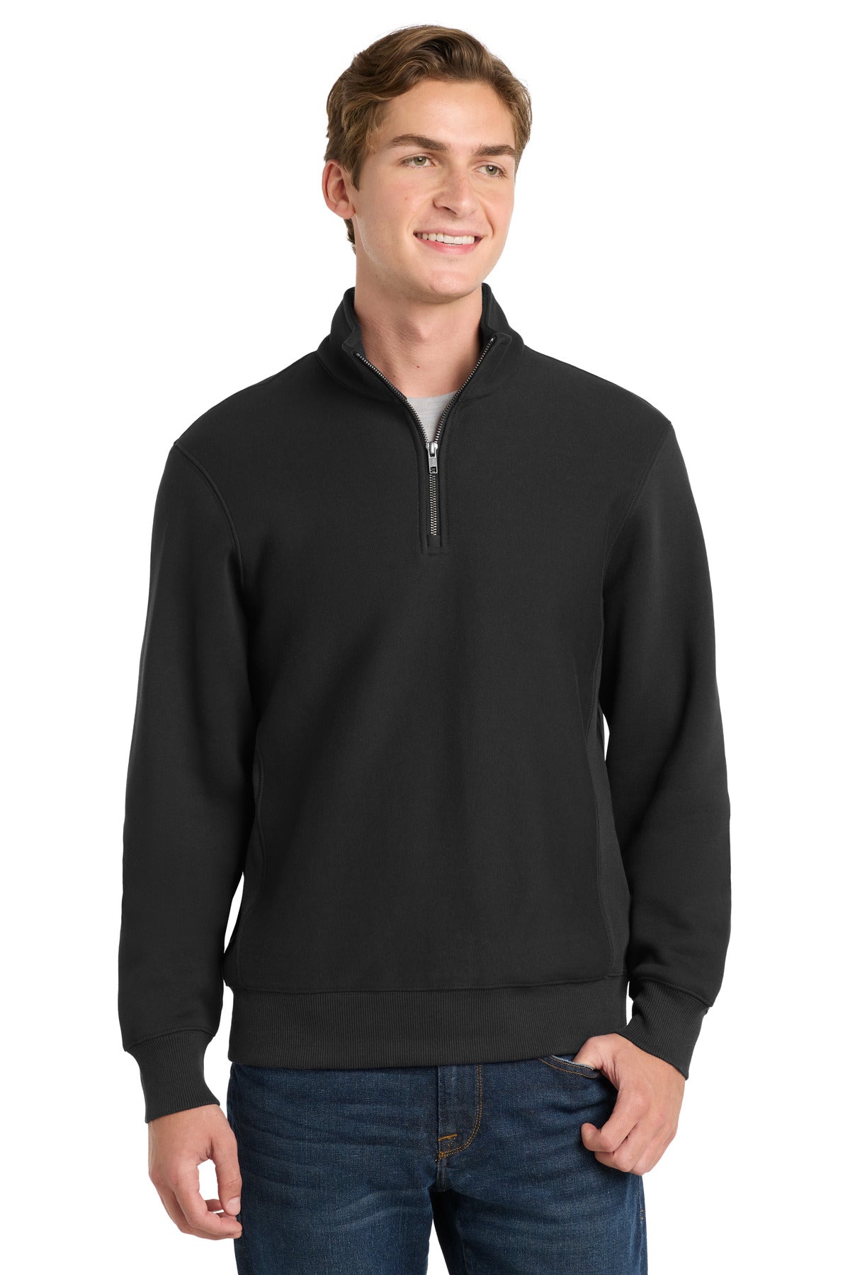 Sport-Tek® Super Heavyweight 1/4-Zip Pullover Sweatshirt