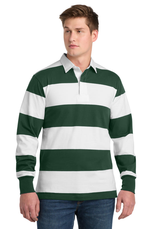 Sport-Tek® Classic Long Sleeve Rugby Polo