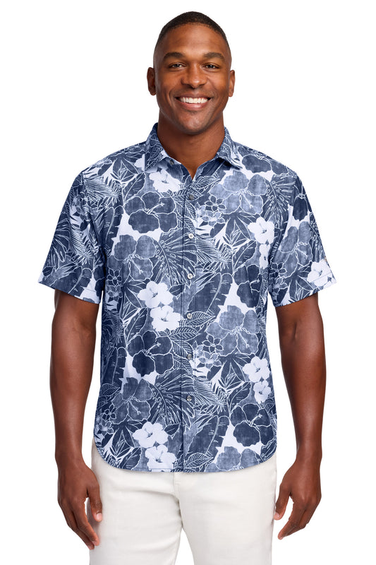 Tommy Bahama® Coconut Point Playa Flora Short Sleeve Shirt