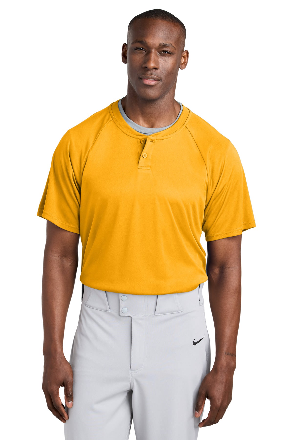 Sport-Tek® PosiCharge® Competitor™ 2-Button Henley