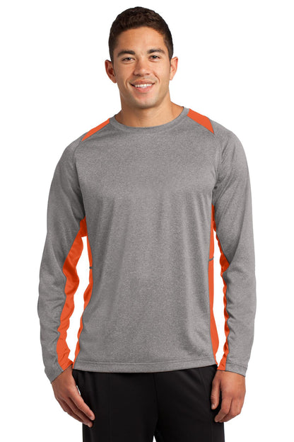 Sport-Tek? Long Sleeve Heather Colorblock Contender? Te