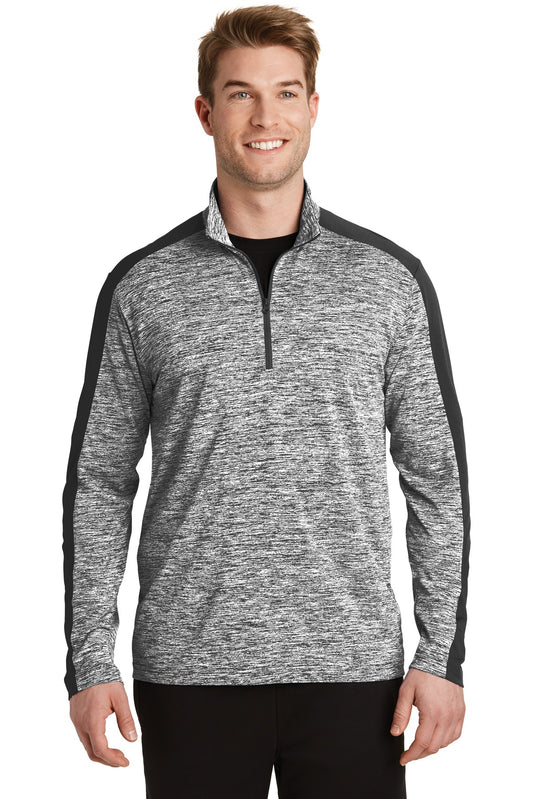 Sport-Tek? PosiCharge? Electric Heather Colorblock 1/4-