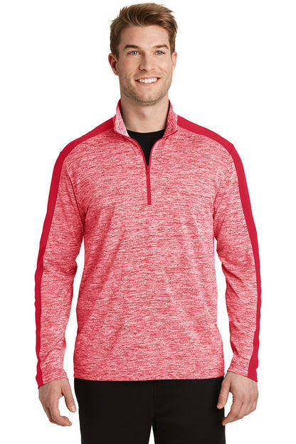 Sport-Tek? PosiCharge? Electric Heather Colorblock 1/4-