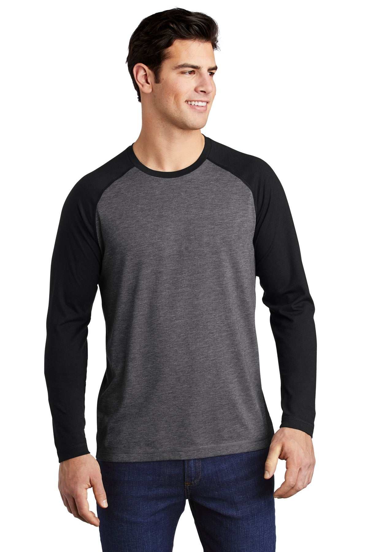 Sport-Tek ? PosiCharge ? Long Sleeve Tri-Blend Wicking