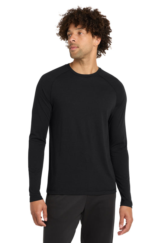 Sport-Tek ® PosiCharge ® Long Sleeve Tri-Blend Wicking Raglan Tee