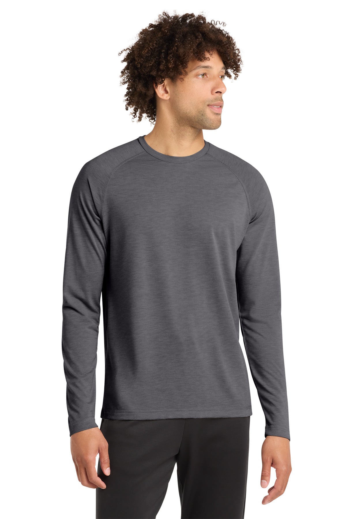 Sport-Tek ® PosiCharge ® Long Sleeve Tri-Blend Wicking Raglan Tee