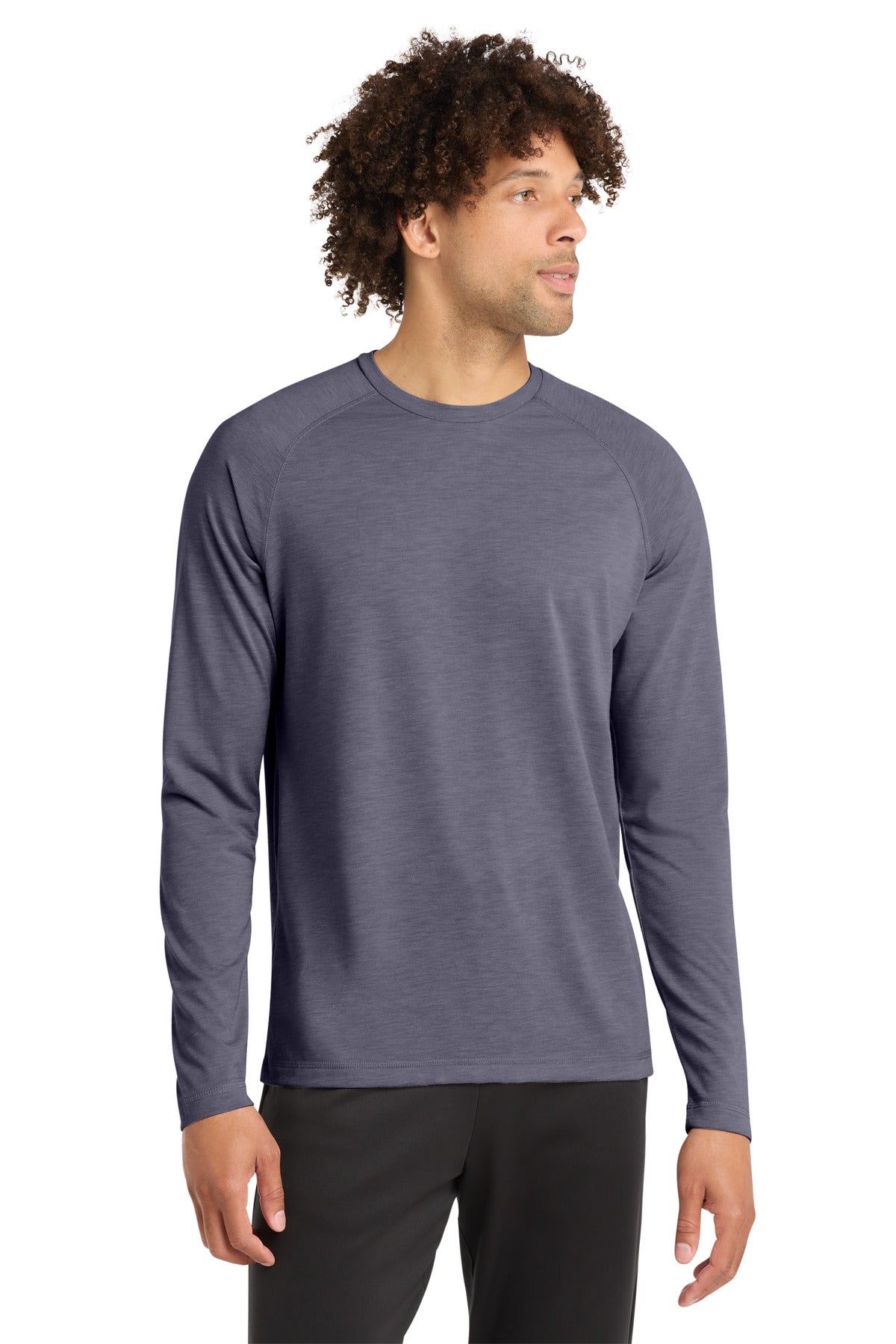 Sport-Tek ® PosiCharge ® Long Sleeve Tri-Blend Wicking Raglan Tee