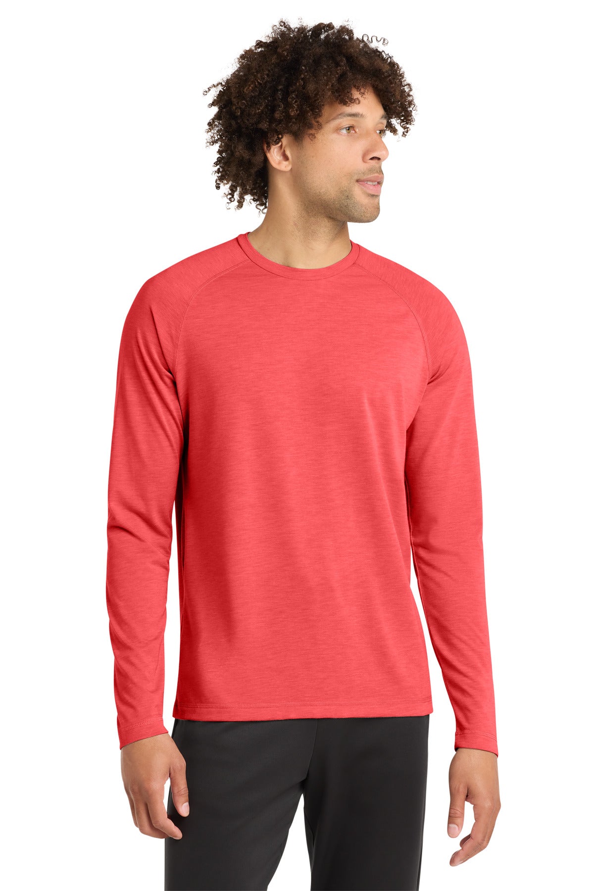 Sport-Tek ® PosiCharge ® Long Sleeve Tri-Blend Wicking Raglan Tee