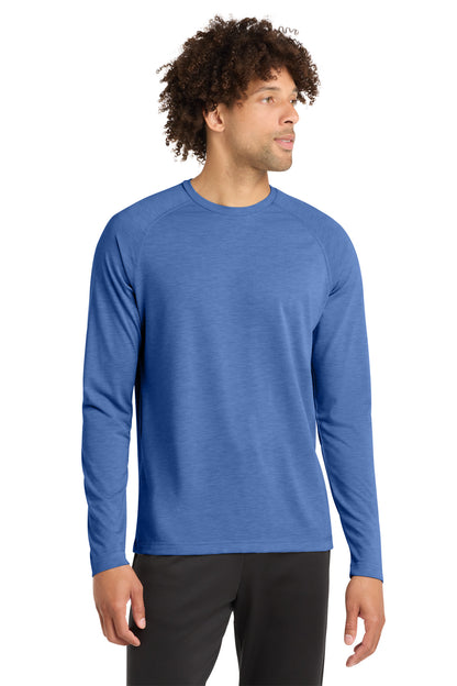 Sport-Tek ® PosiCharge ® Long Sleeve Tri-Blend Wicking Raglan Tee