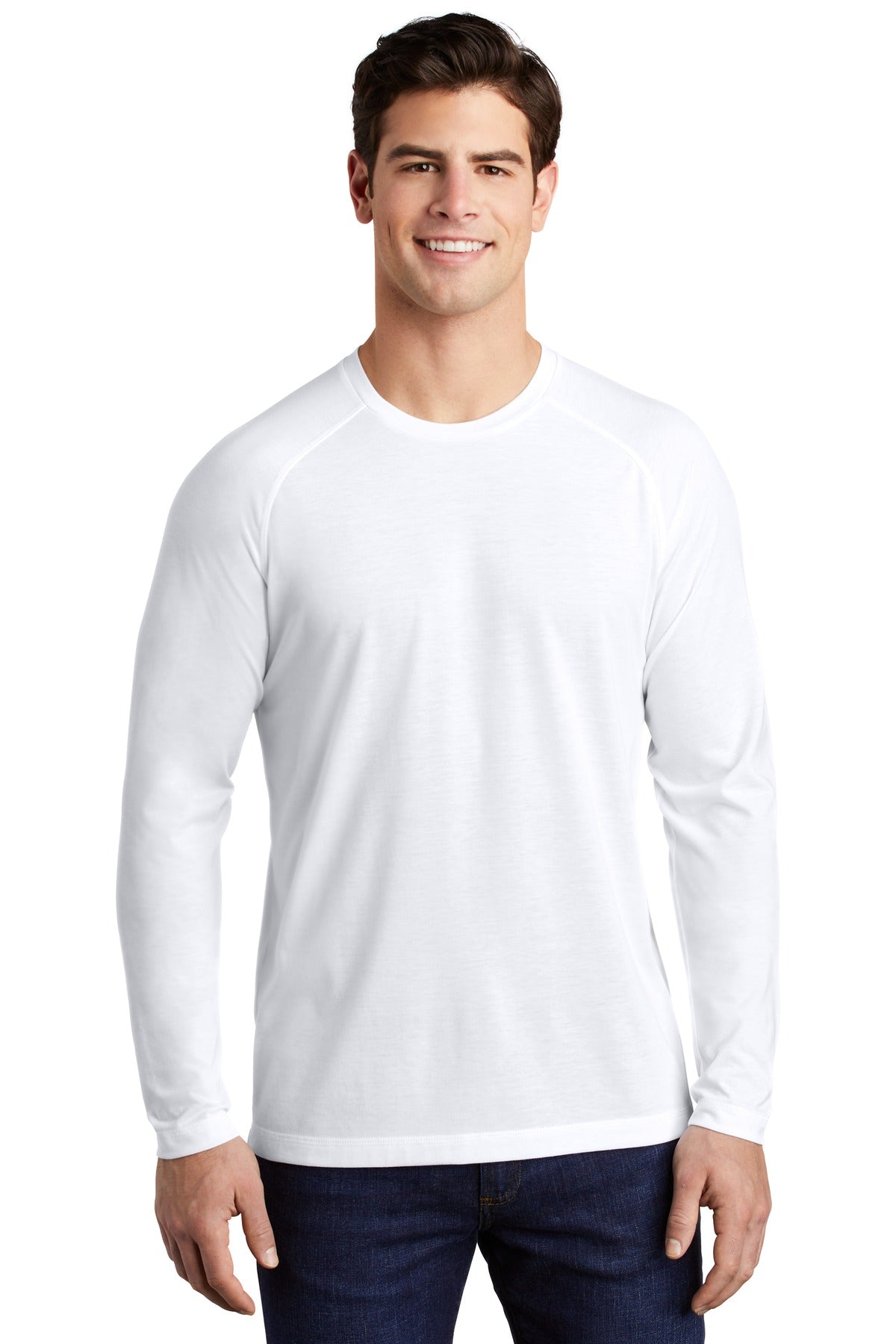 Sport-Tek ? PosiCharge ? Long Sleeve Tri-Blend Wicking