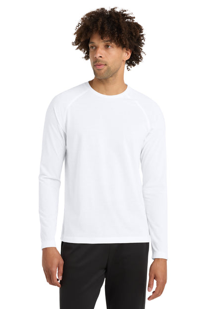 Sport-Tek ® PosiCharge ® Long Sleeve Tri-Blend Wicking Raglan Tee