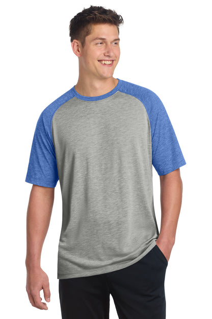 Sport-Tek ® PosiCharge ® Tri-Blend Wicking Raglan Tee