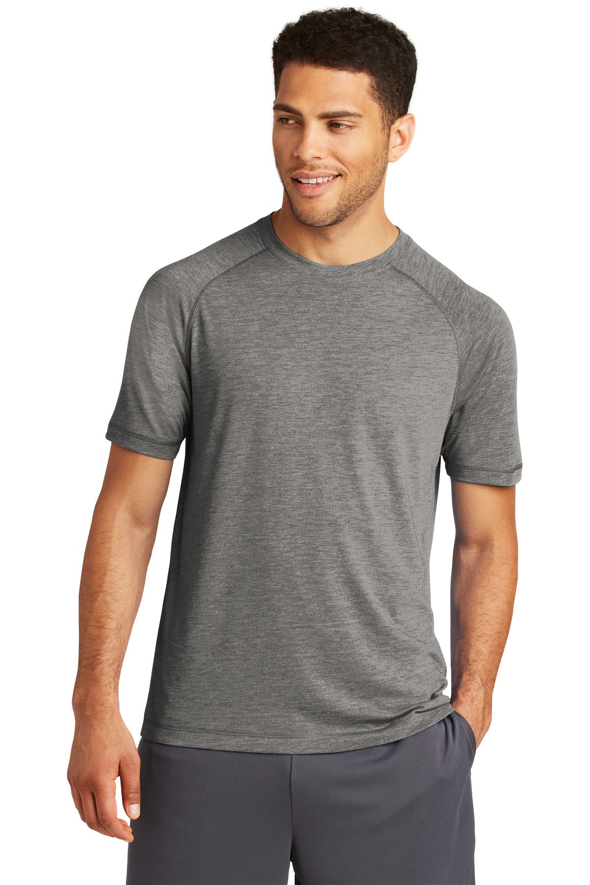 Sport-Tek ? PosiCharge ? Tri-Blend Wicking Raglan Tee.