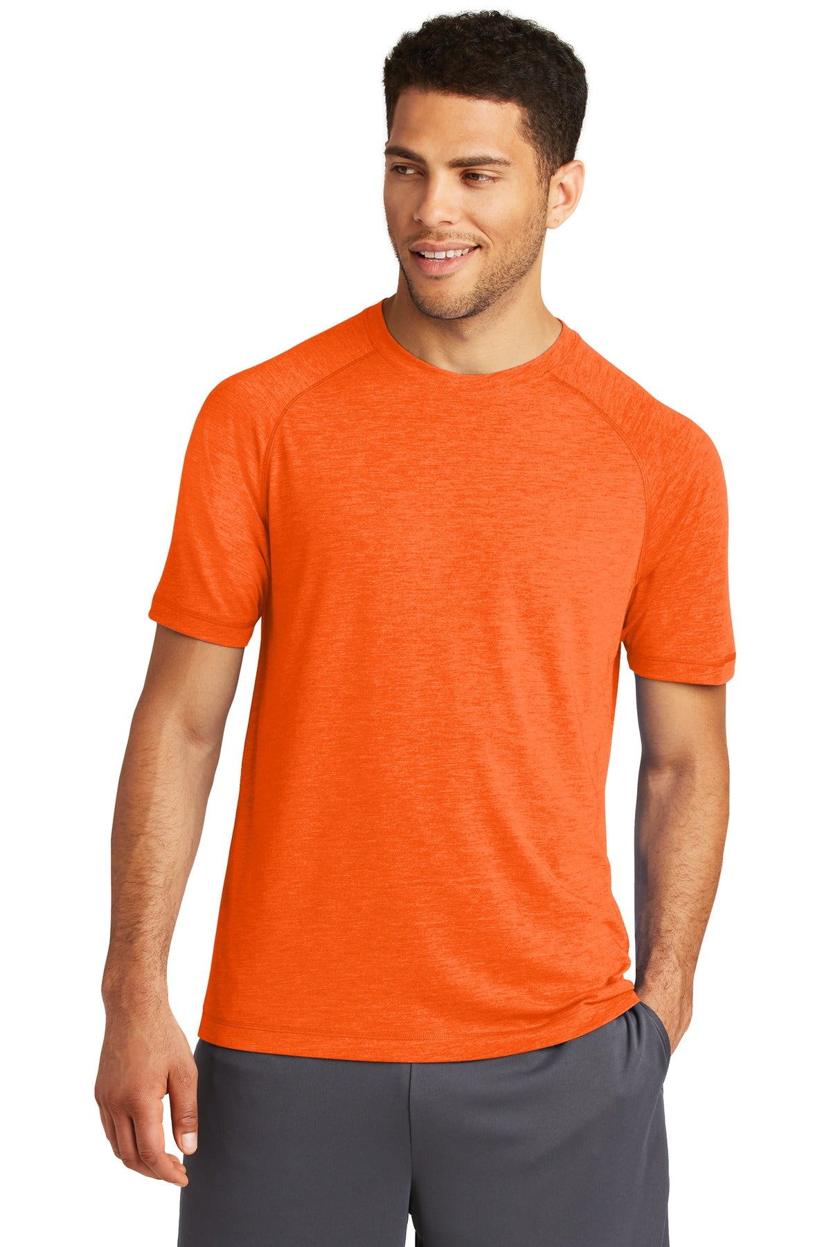 Sport-Tek ? PosiCharge ? Tri-Blend Wicking Raglan Tee.