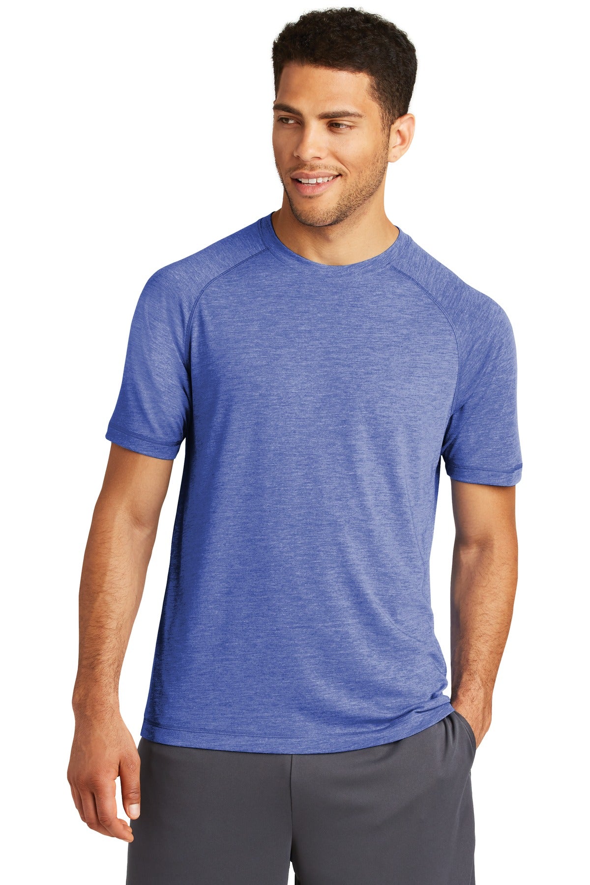 Sport-Tek ? PosiCharge ? Tri-Blend Wicking Raglan Tee.