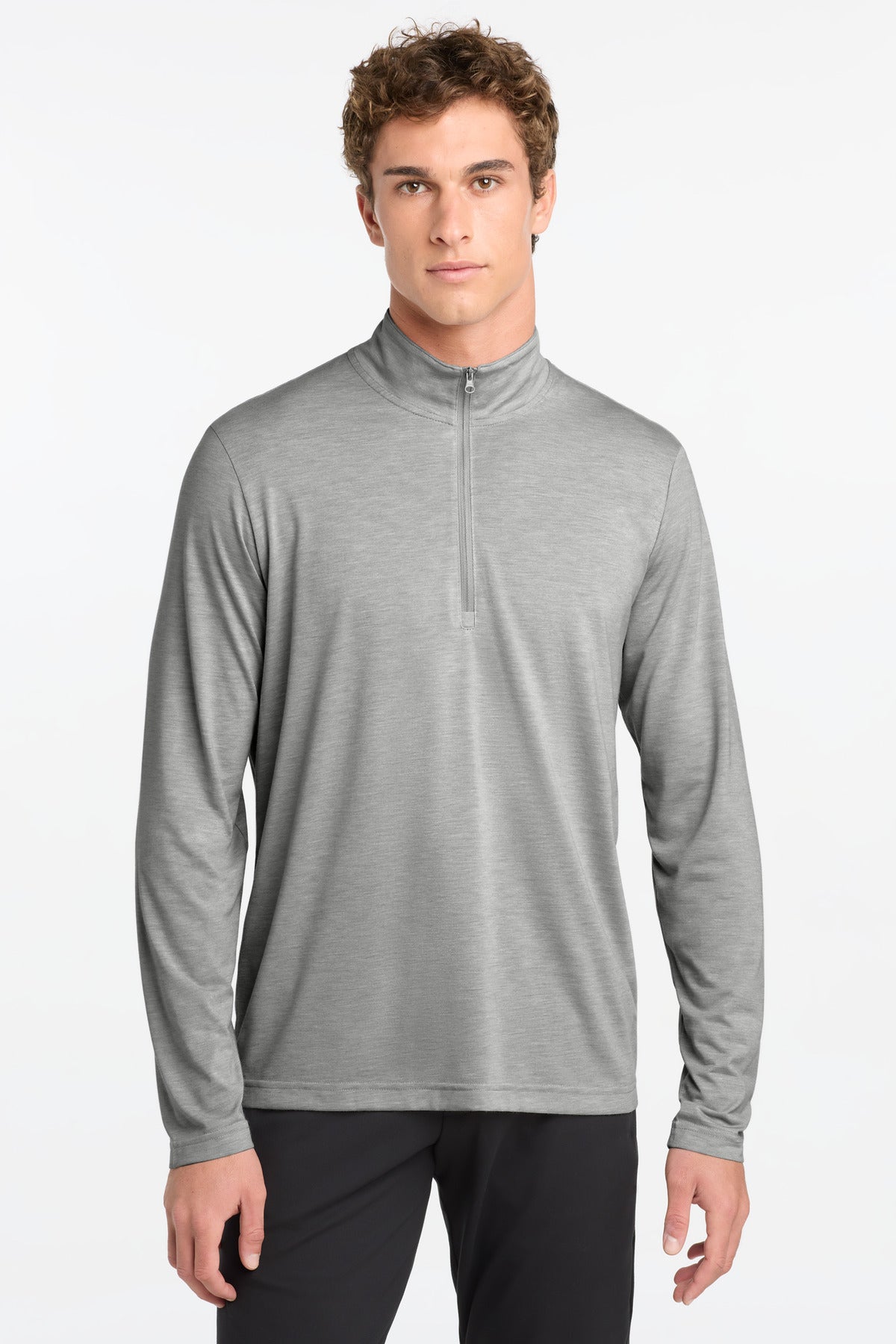 Sport-Tek ® PosiCharge ® Tri-Blend Wicking 1/4-Zip Pullover