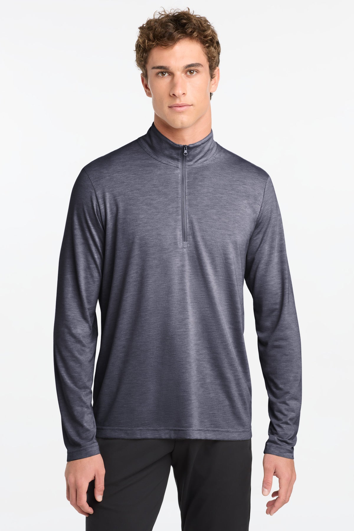 Sport-Tek ® PosiCharge ® Tri-Blend Wicking 1/4-Zip Pullover