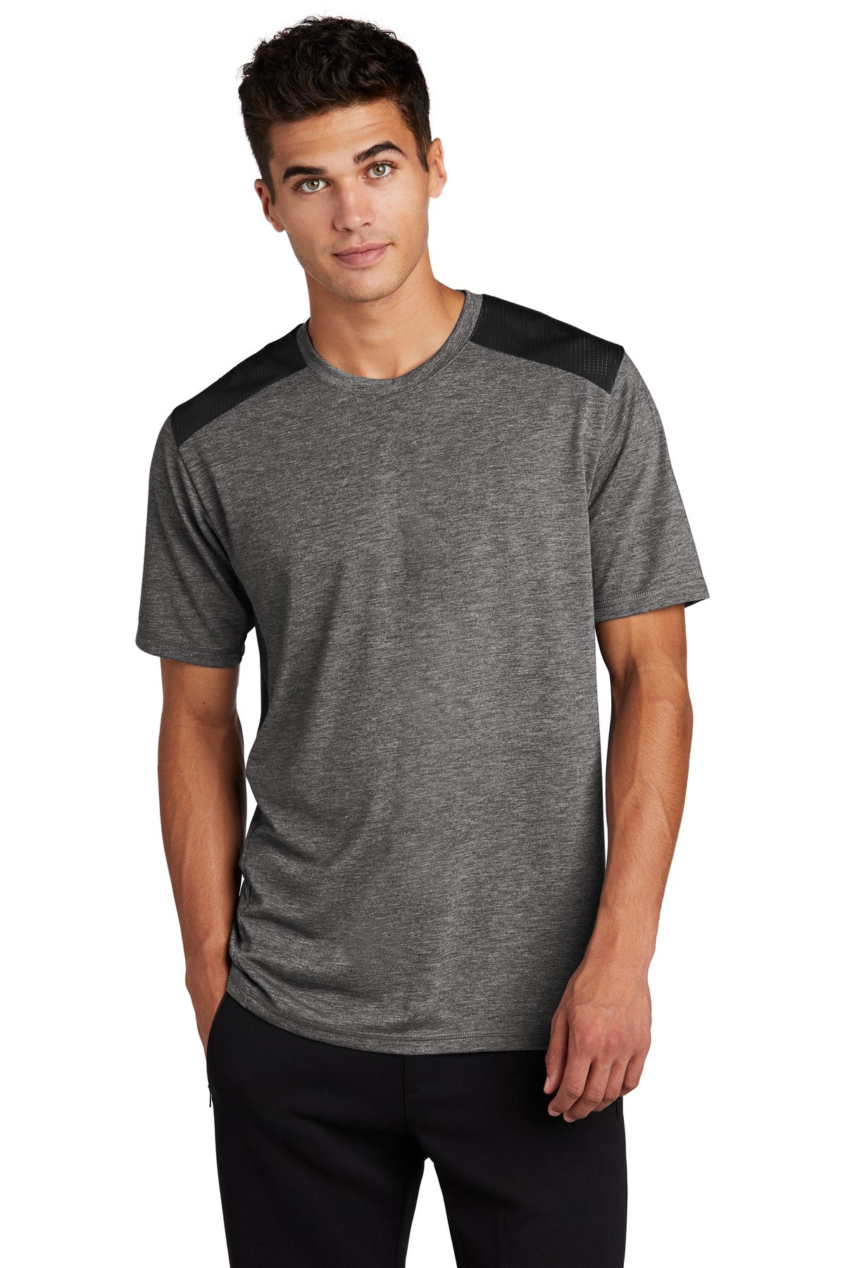 Sport-Tek ? PosiCharge ? Tri-Blend Wicking Draft Tee. S