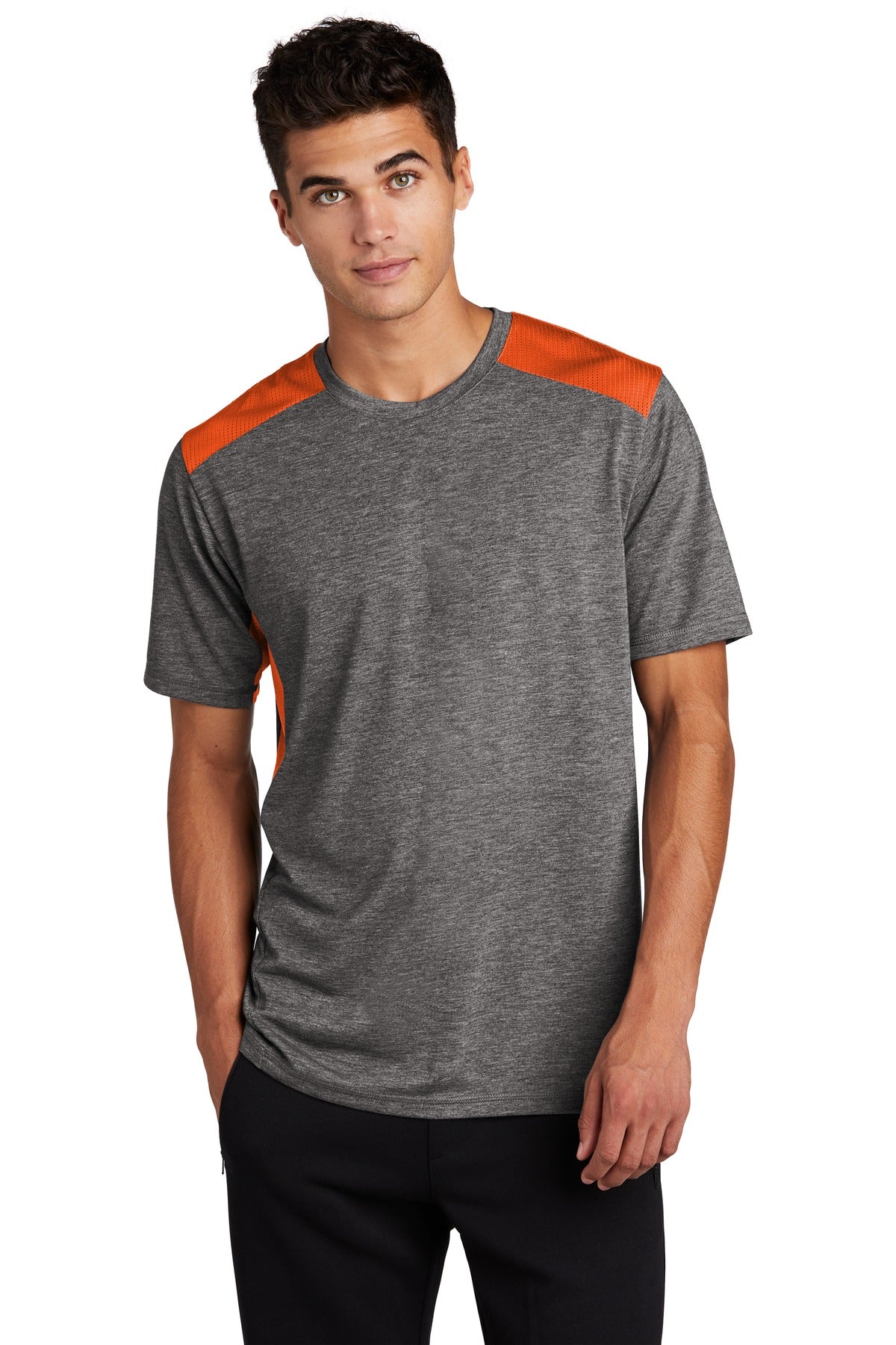 Sport-Tek ? PosiCharge ? Tri-Blend Wicking Draft Tee. S