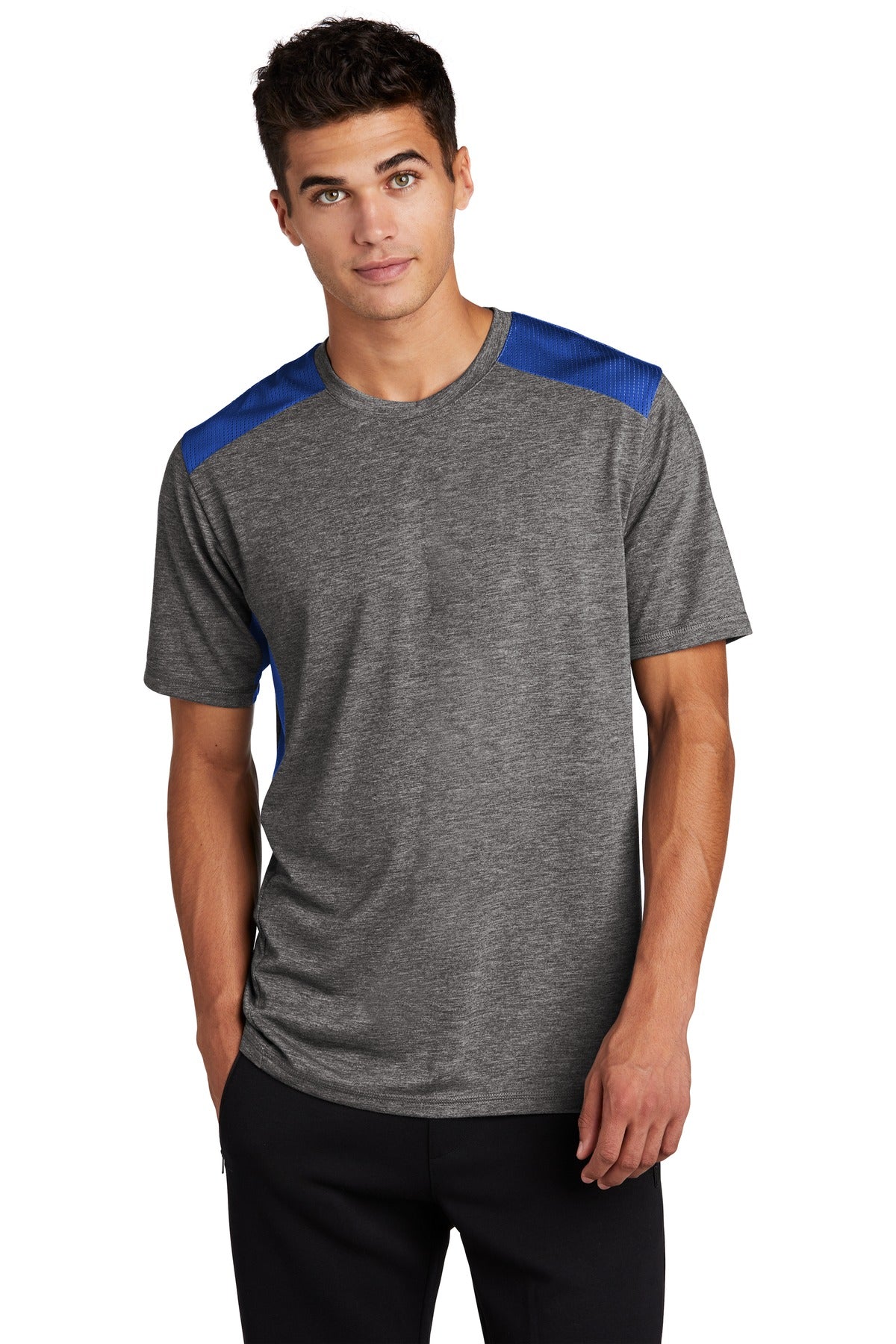 Sport-Tek ? PosiCharge ? Tri-Blend Wicking Draft Tee. S