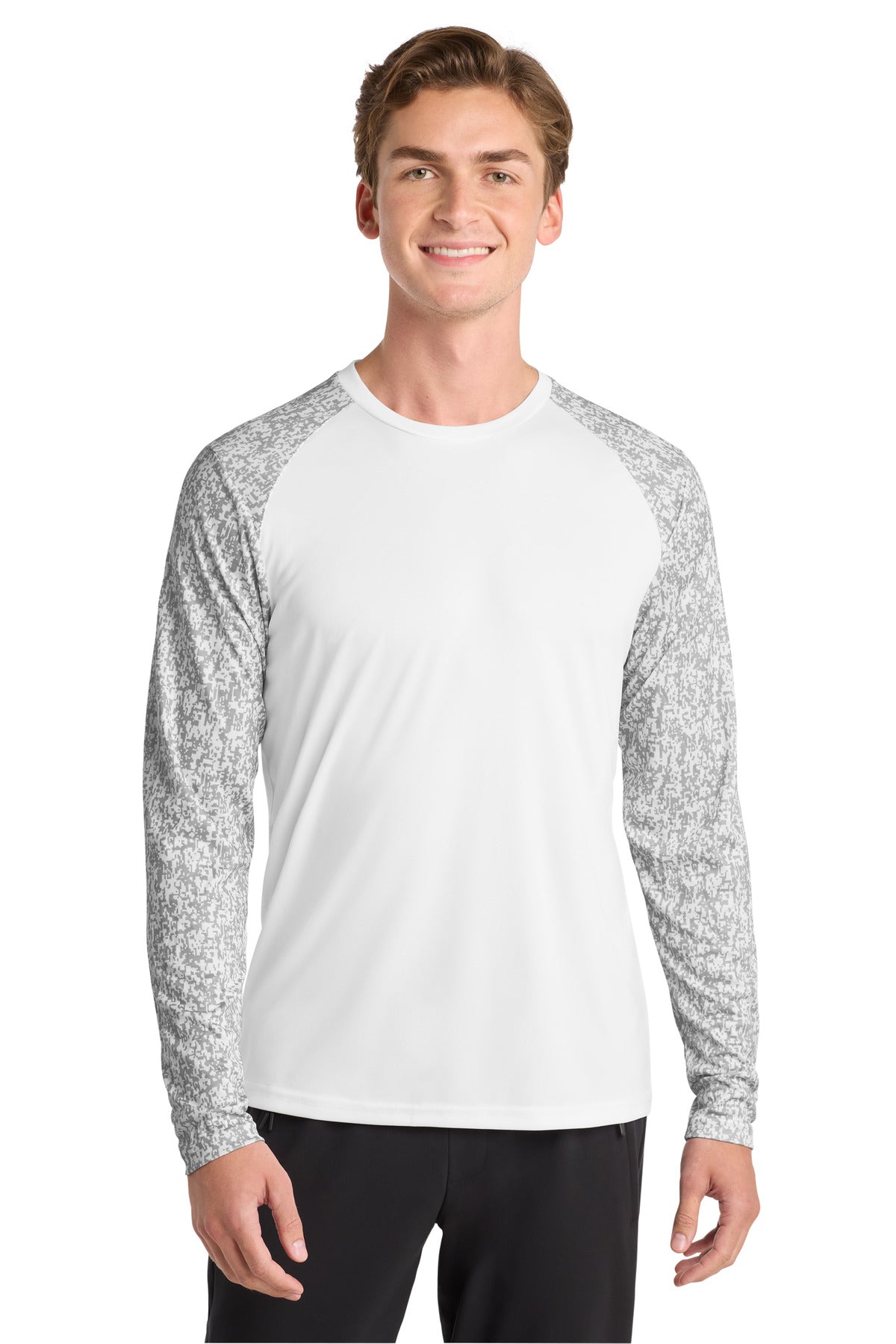 Sport-Tek ® Long Sleeve Digi Camo Tee