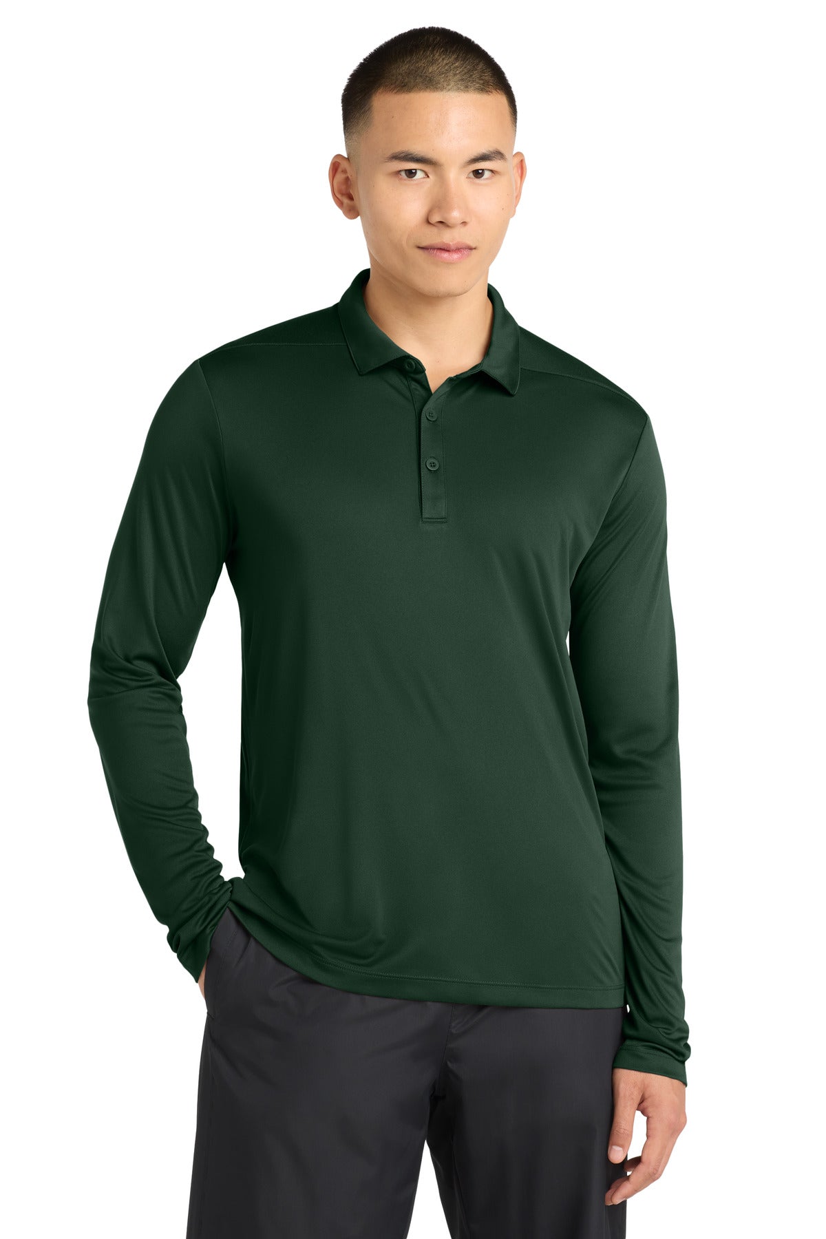 Sport-Tek ®  Posi-UV®  Pro Long Sleeve Polo