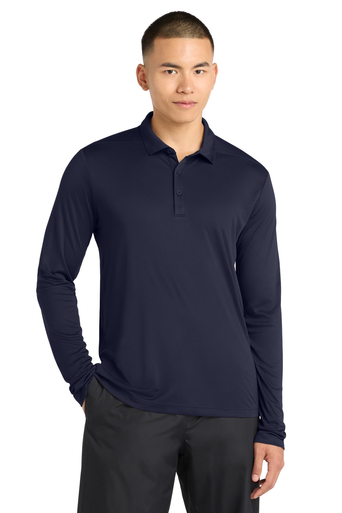 Sport-Tek ®  Posi-UV®  Pro Long Sleeve Polo