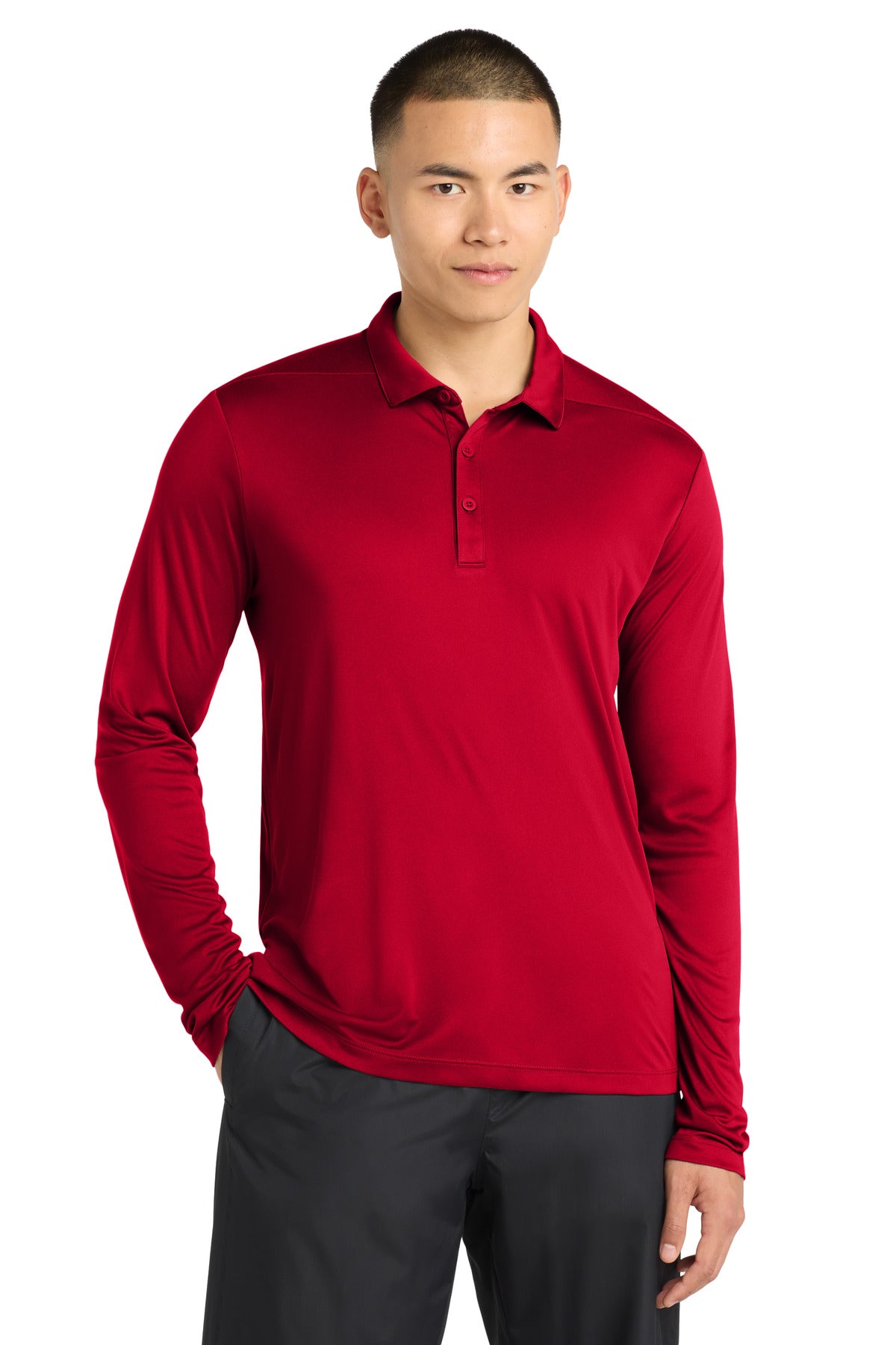 Sport-Tek ®  Posi-UV®  Pro Long Sleeve Polo