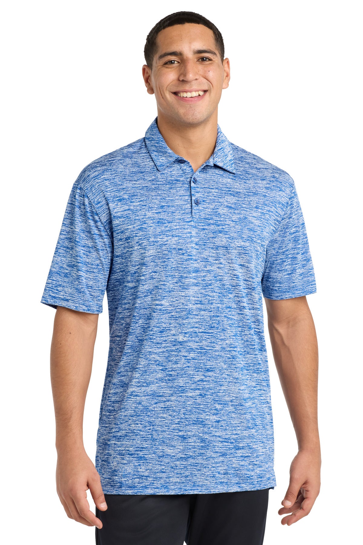 Sport-Tek ® PosiCharge ® Electric Heather Polo