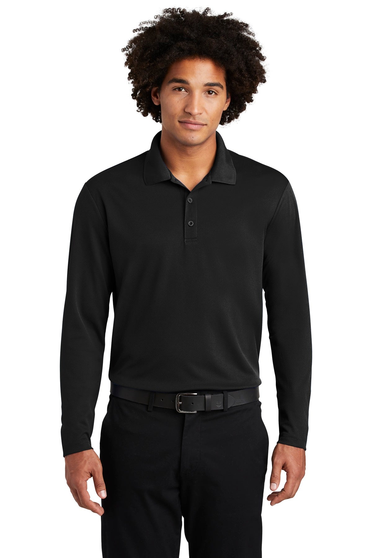 Sport-Tek ? PosiCharge ? RacerMesh ? Long Sleeve Polo.