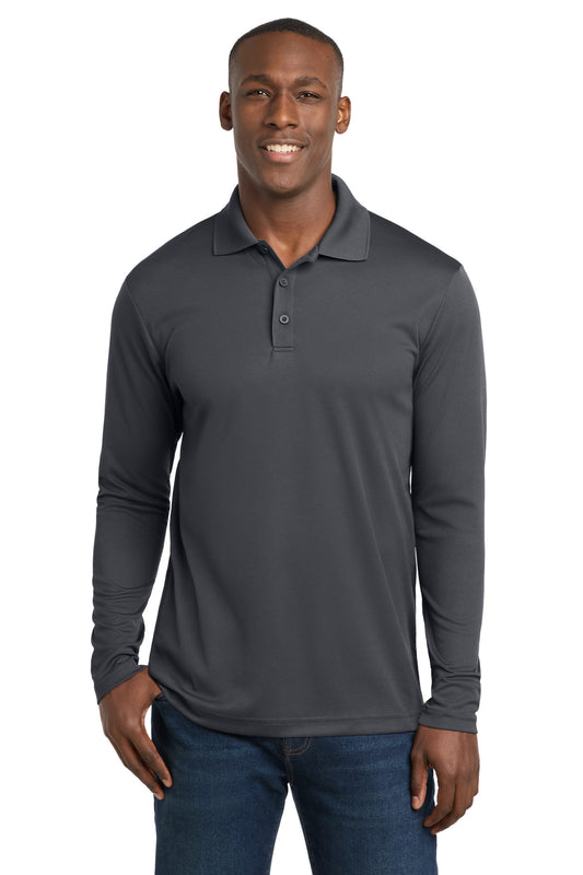 Sport-Tek ® PosiCharge ® RacerMesh ® Long Sleeve Polo