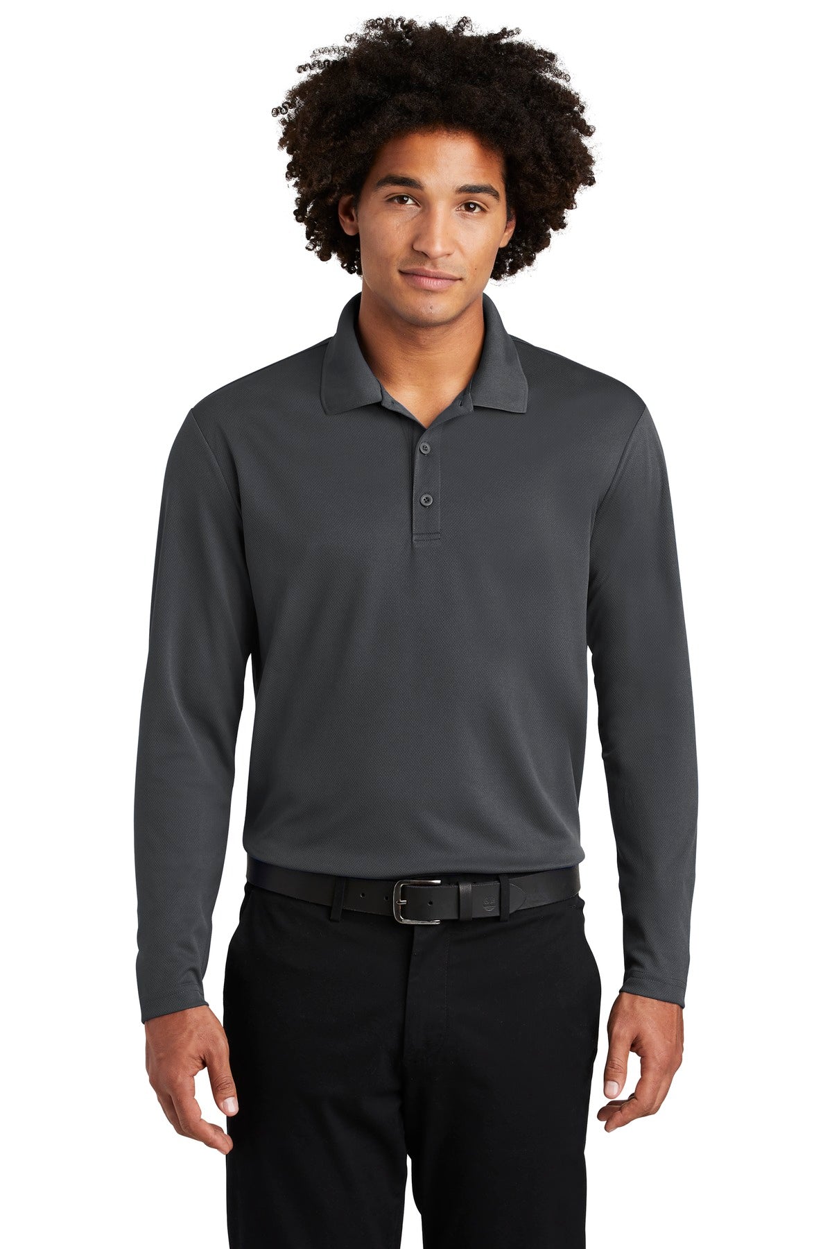 Sport-Tek ? PosiCharge ? RacerMesh ? Long Sleeve Polo.