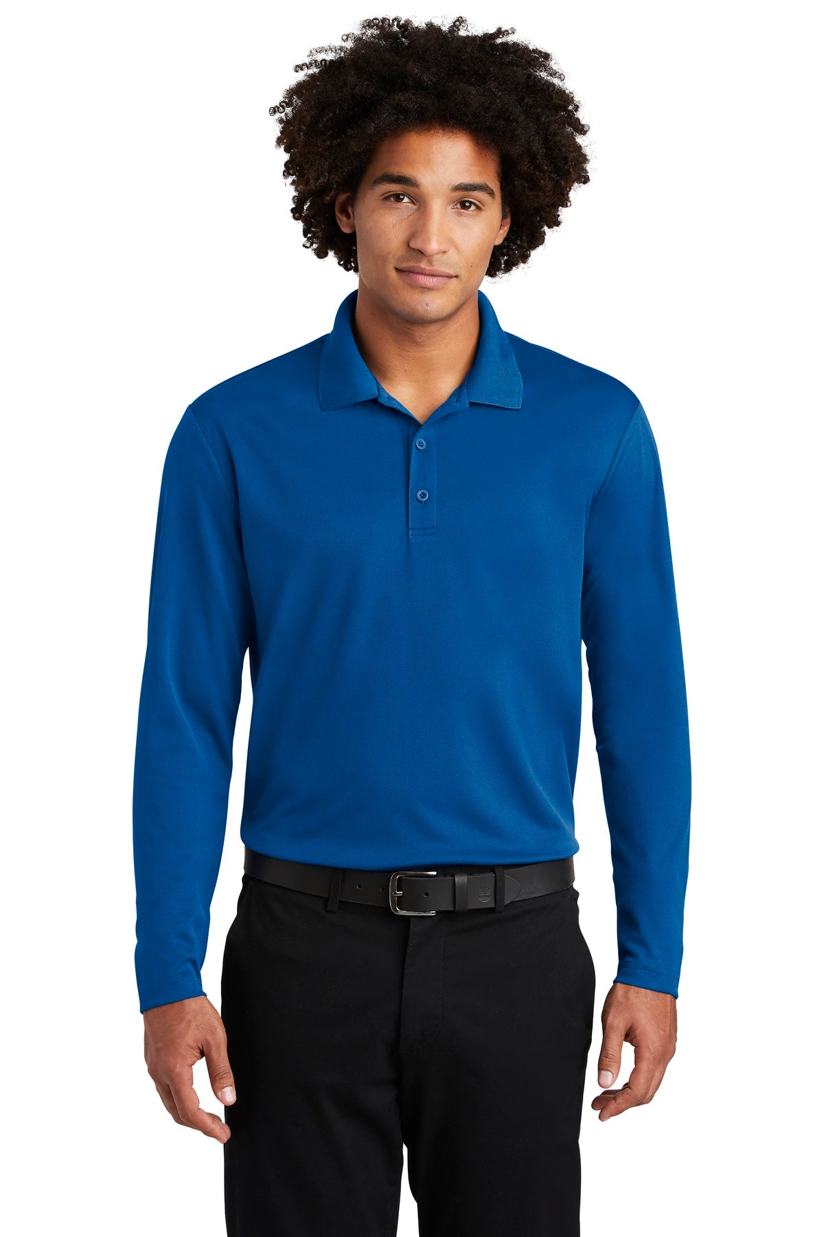 Sport-Tek ? PosiCharge ? RacerMesh ? Long Sleeve Polo.