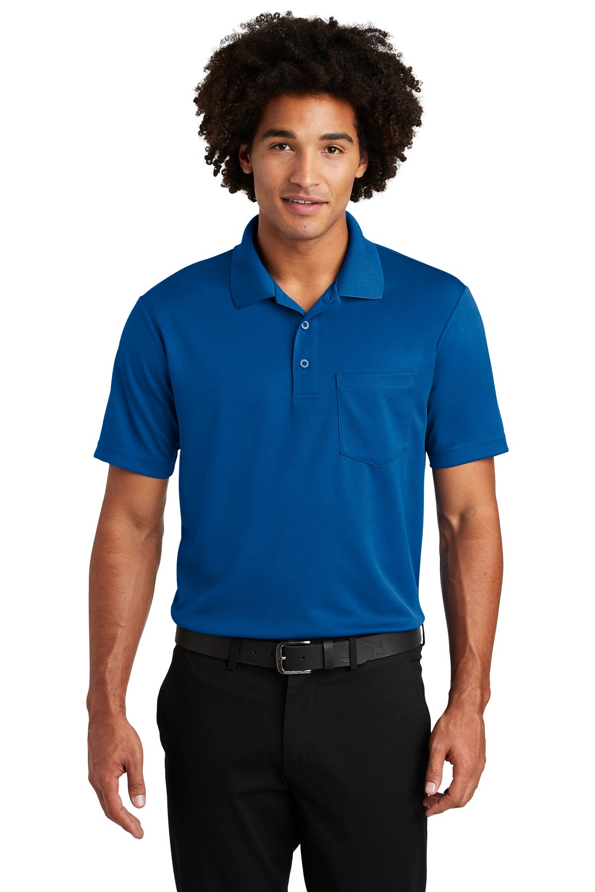 Sport-Tek ? PosiCharge ? RacerMesh ? Pocket Polo. ST640