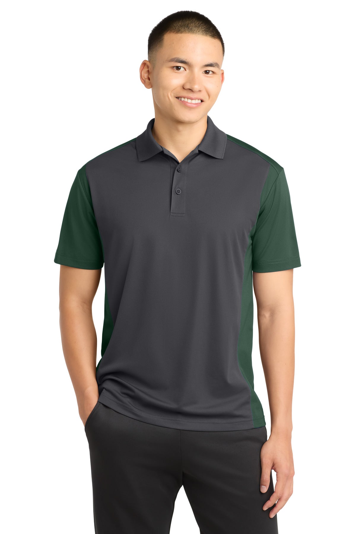 Sport-Tek® Colorblock Micropique Sport-Wick® Polo