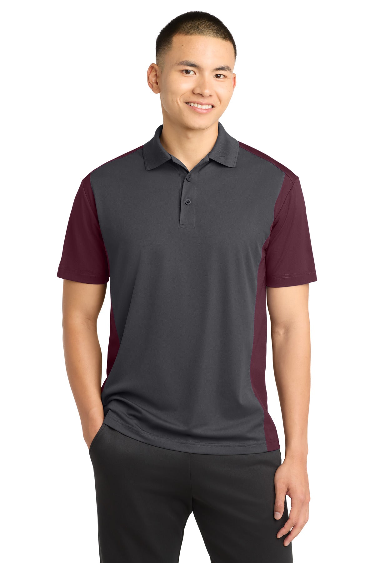 Sport-Tek® Colorblock Micropique Sport-Wick® Polo