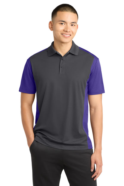 Sport-Tek® Colorblock Micropique Sport-Wick® Polo