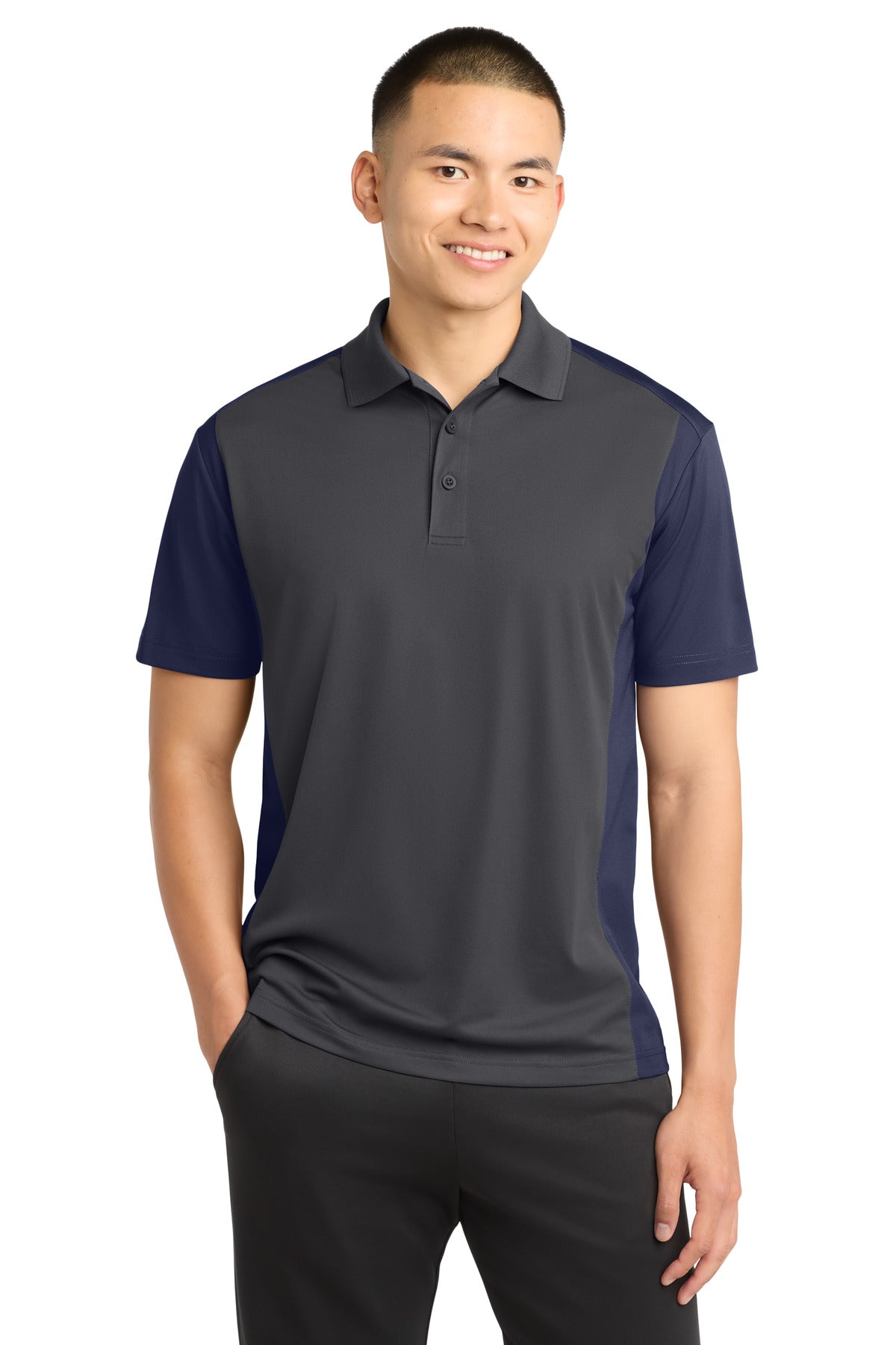Sport-Tek® Colorblock Micropique Sport-Wick® Polo