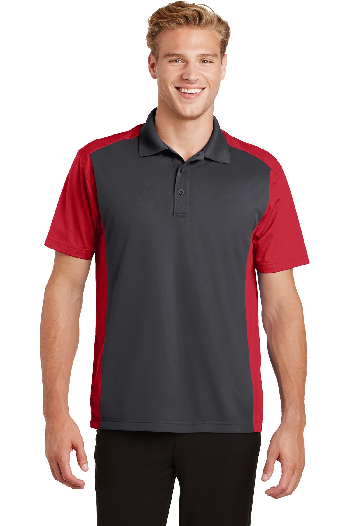 Sport-Tek? Colorblock Micropique Sport-Wick? Polo. ST65