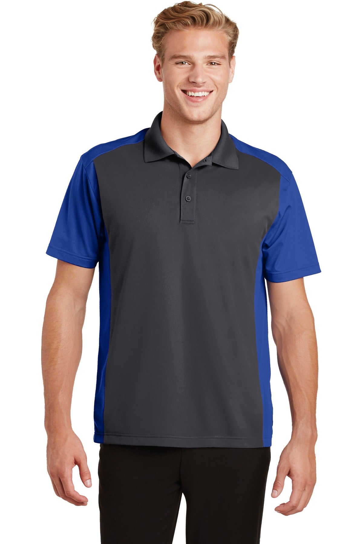 Sport-Tek? Colorblock Micropique Sport-Wick? Polo. ST65