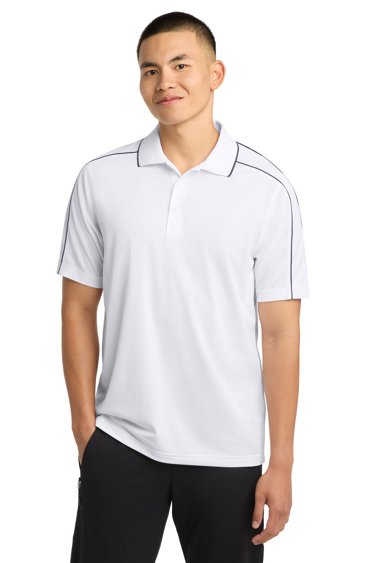 Sport-Tek® Micropique Sport-Wick® Piped Polo